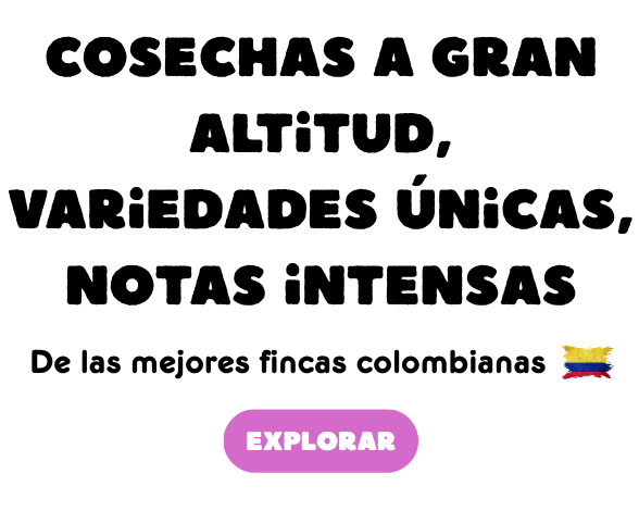 Café Colombiano de especialidad directo del productor